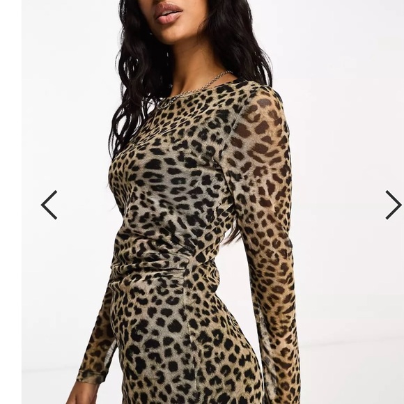 Mango Claude / Leopard print bodycon dress - Picture 9 of 17